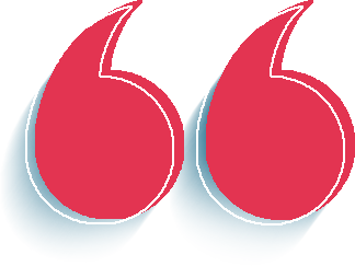 testimonial left quote