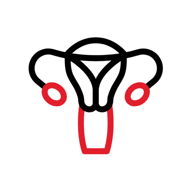 Animated icon representing Gynecology department
